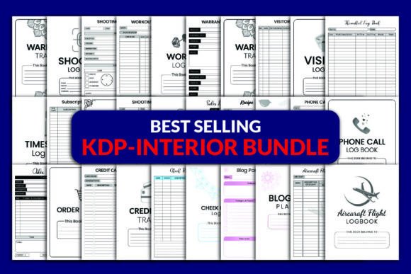 Download Best Selling Planner Bundle KDP Interior - Bundle Collection