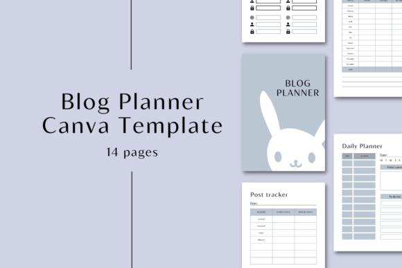 Download Blog Planner | Canva Templates - Log Collection