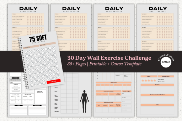 Download 75 Soft Challenge Tracker - 75 soft challenge Collection