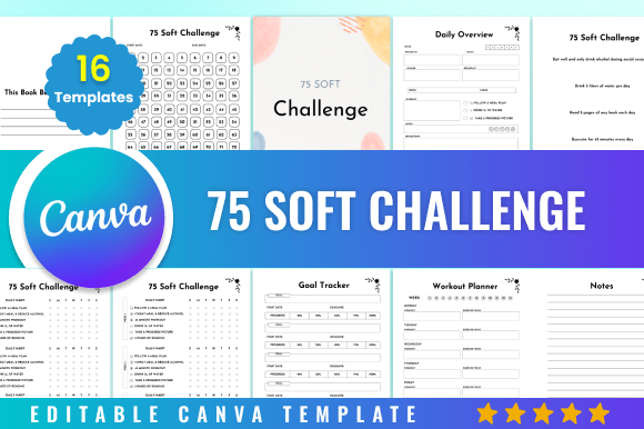 Download Editable 75 Soft Challenge Kdp Canva - 75 soft challenge Collection