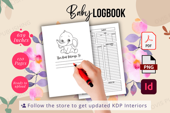 Download Baby Log Book | Ready to Upload KDP File - Log Collection