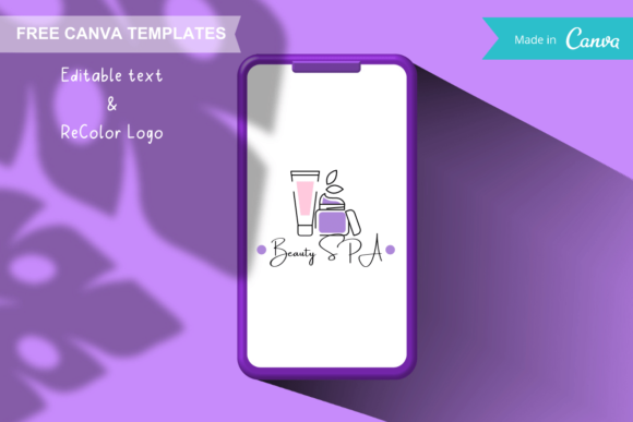 Download Canva Logo Templates - Natural Cosmetic - Log Collection