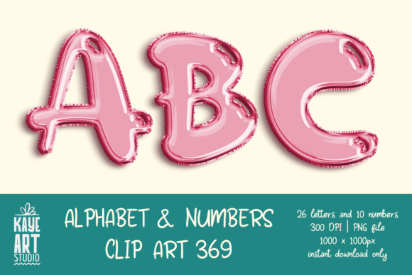 Download Foil Balloon Alphabet Sublimation 369 - 369 Collection