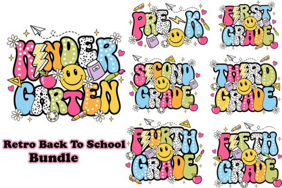 Download Retro Back to School Coquete PNG Bundle - Bundle Collection