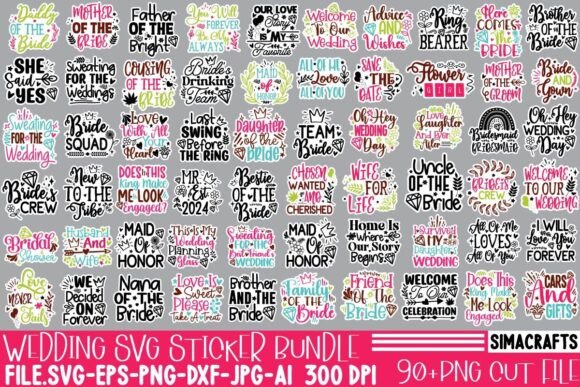 Download Wedding Quotes SVG Sticker Bundle - Bundle Collection